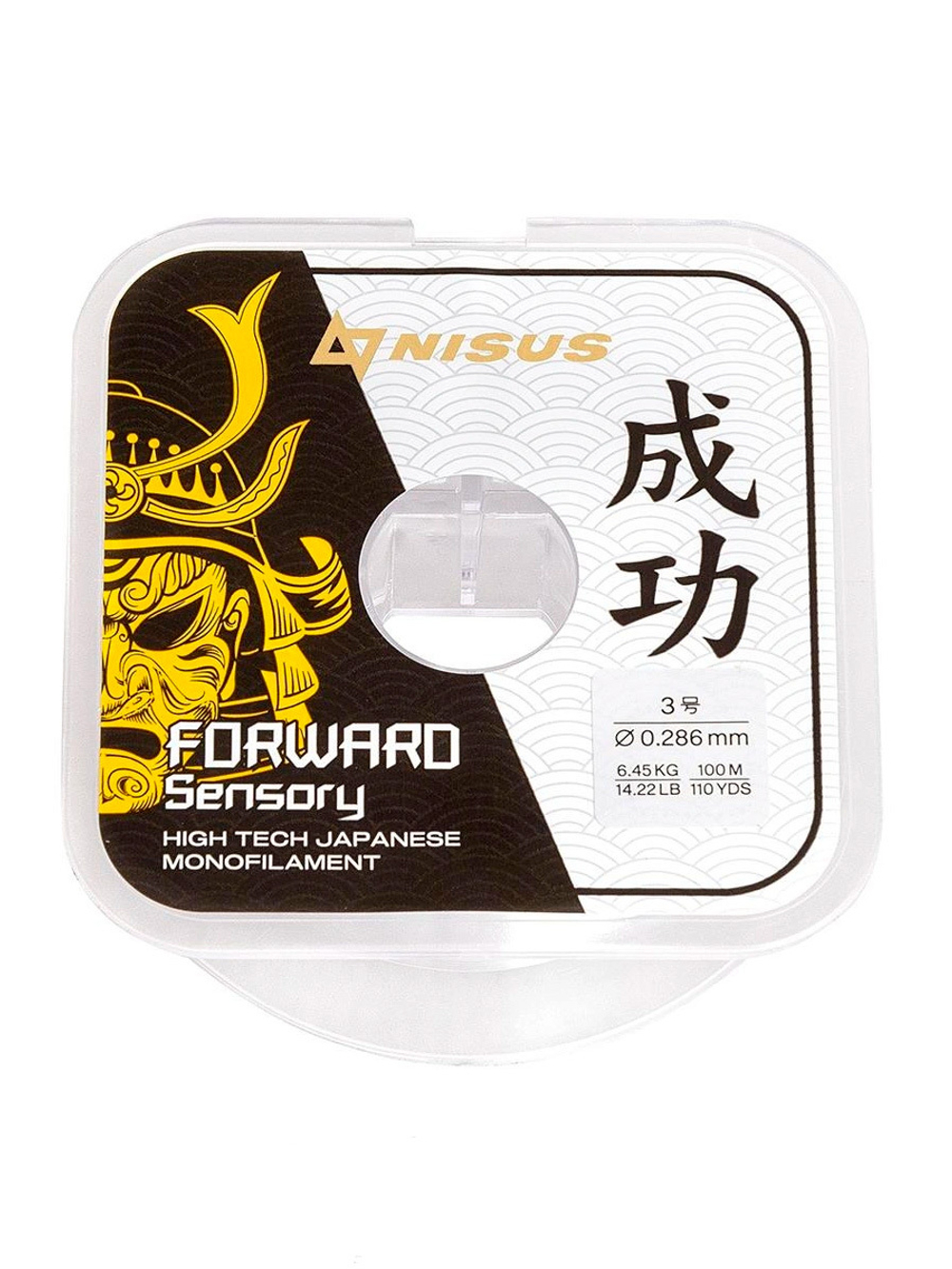 Леска для рыбалки Nisus FORWARD Sensory Nylon Transparent 0,261mm/100m (N-FS-0261-100)