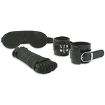 Набор для бондажа из трех предметов (Цвет: черный)