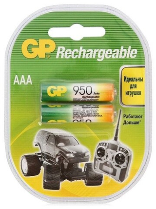 Аккумулятор GP R03-AAA 950-mAh  (Цена за блистер 2 штуки)