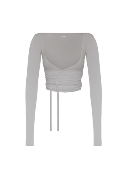 grey cardigan