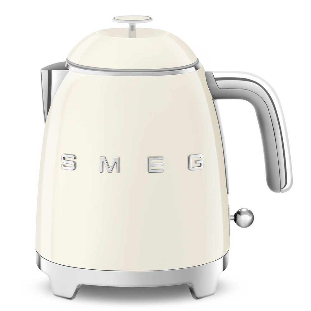 Чайник мини 0.8л Smeg Стиль 50-х годов кремовый