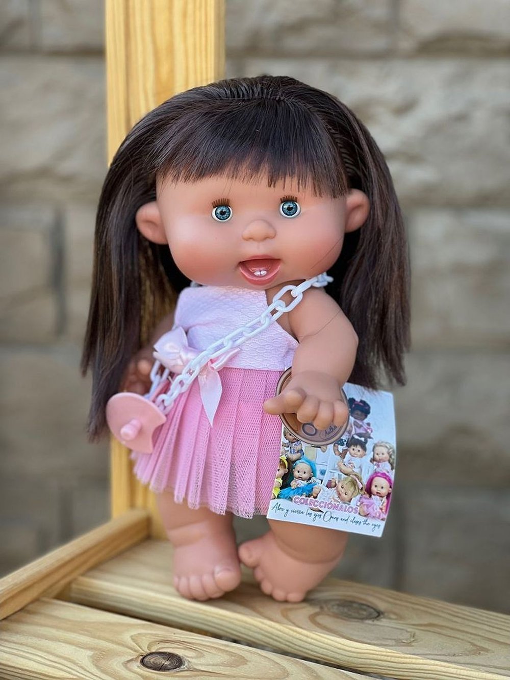 Пупс Nines 26см PEPOTE с закрывающими глазками (N804C3)