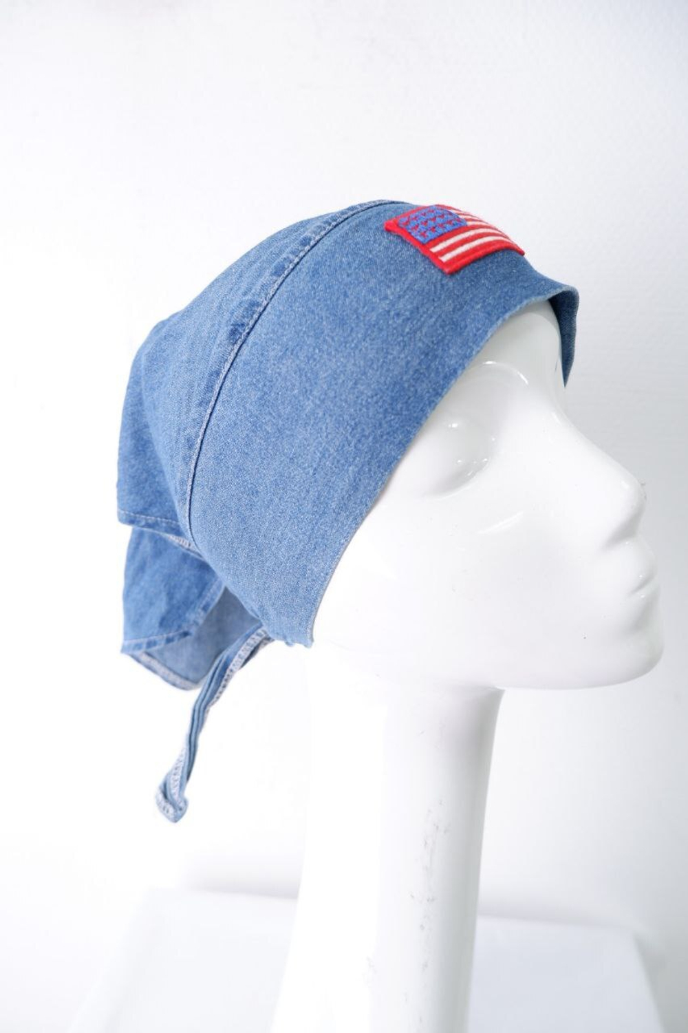 Бандана-косынка джинсовая