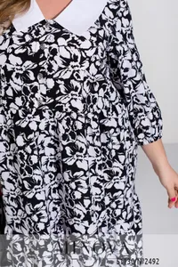 Платье 2492-черный Minova