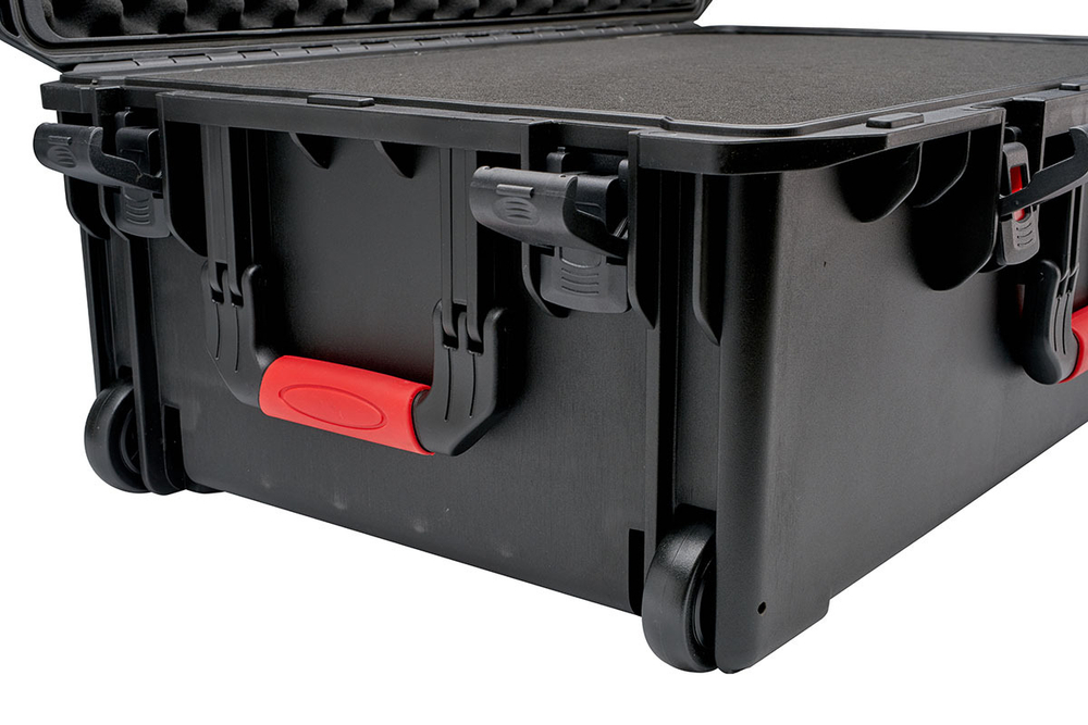 KING SIZE | Большой ударопрочный кейс кофр ящик бокс с выдвижной ручкой и колесами DGCASE@60-04 | Внутр. размеры 645*395*285мм