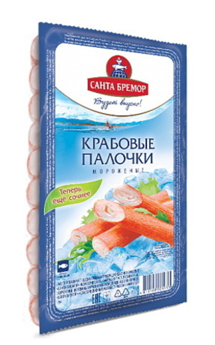 Крабовые палочки 200г. замороженные Санта Бремор