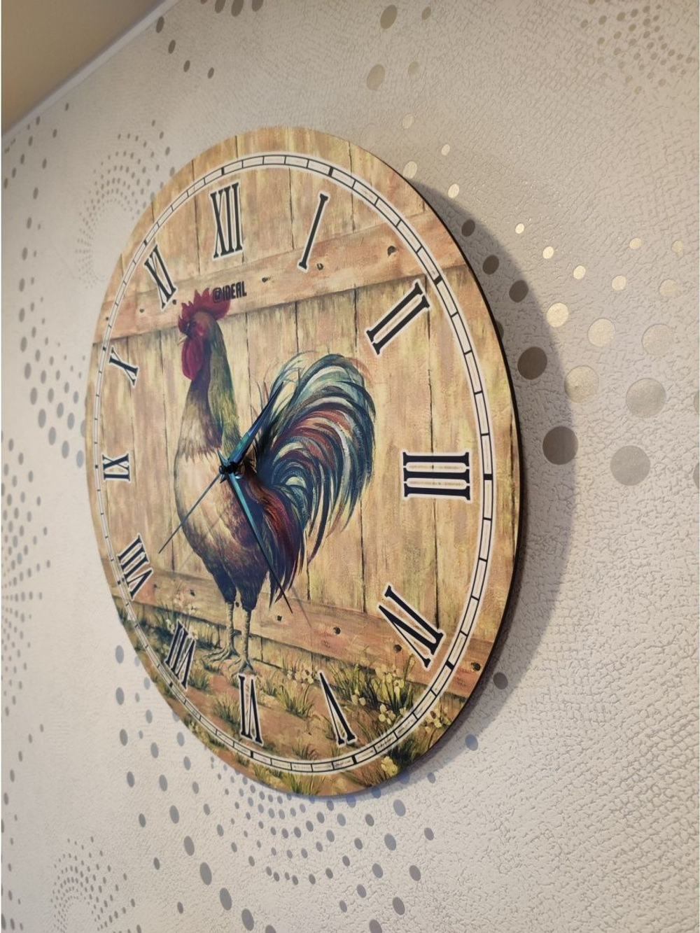 деревянные часы из МДФ mdeco1102 420 Декор для дома, подарок