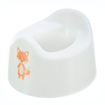 Горшок детский с декором 275х254х170 мм (белый)