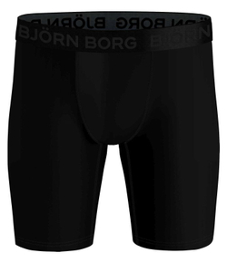 Мужские спортивные боксеры Björn Borg Performance Boxer Long Leg 2P - black