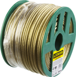 STAYER 4 мм, L 100 м, стальной трос в полимерной оболочке (30410-40)