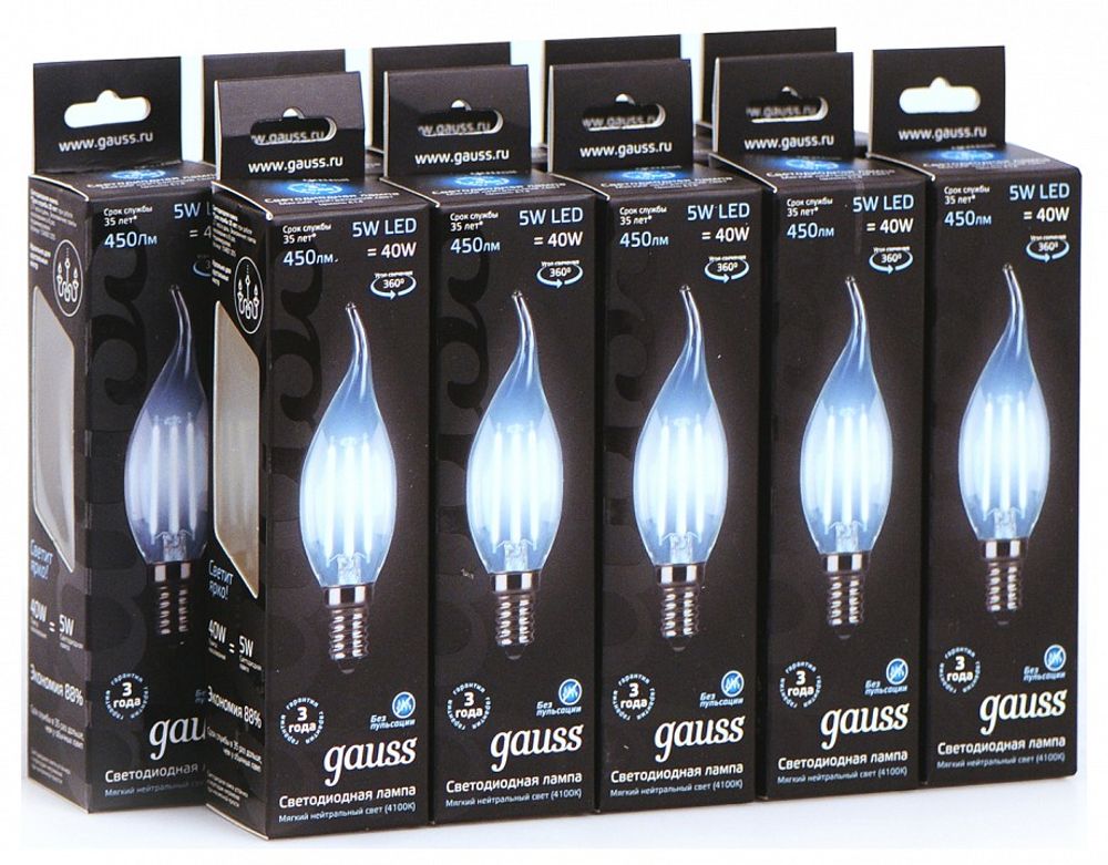 Лампа светодиодная Gauss  E14 5Вт 4100K 104801205