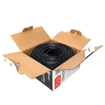 Кабель витая пара TERACOM PRO Cat.5E F/UTP 4 пары solid внешний 24AWG оболочка LDPE цвет черный (упак. 305м) (305.00 шт.)