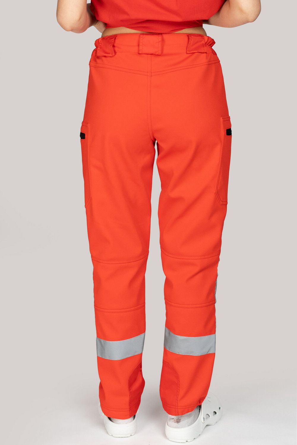 Брюки демисезонные женские Скорая помощь MedicLine SOFTSHELL красные