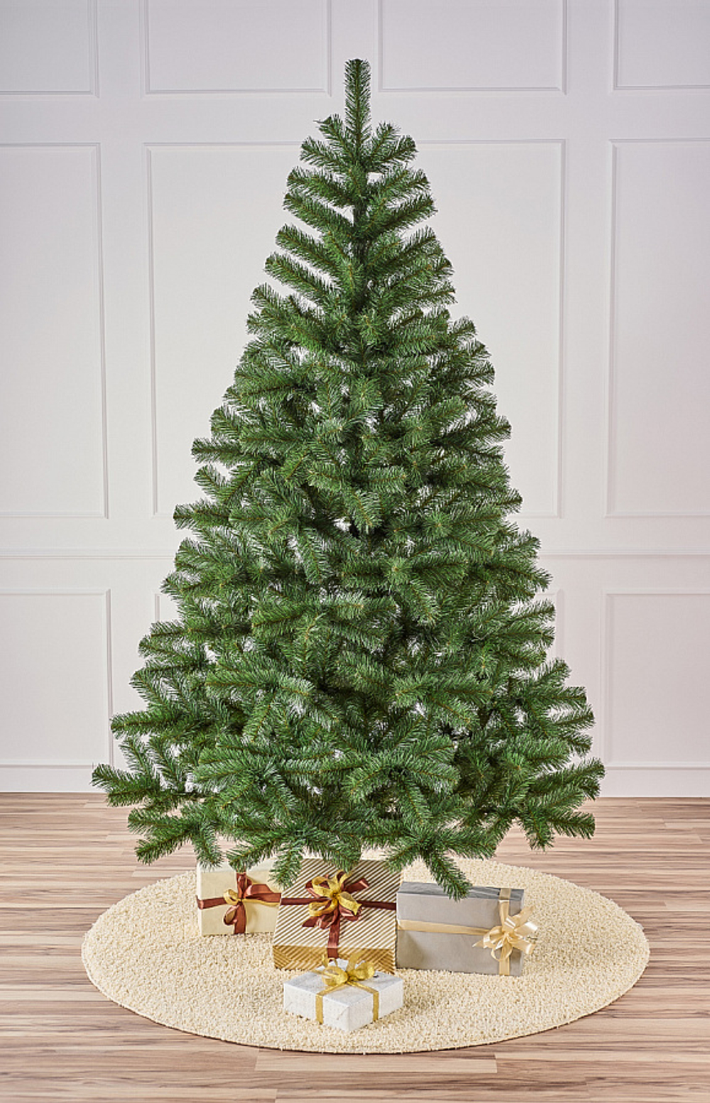 Ель искусственная Сибирь 1,5 м подставка пластик Пленка ПВХ МаксКристмас