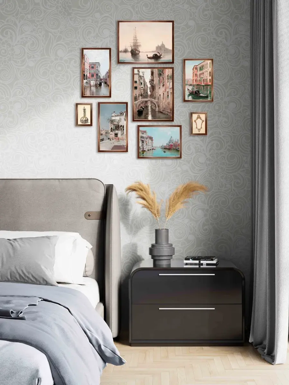 Картины на стену интерьерные на холсте 8 шт