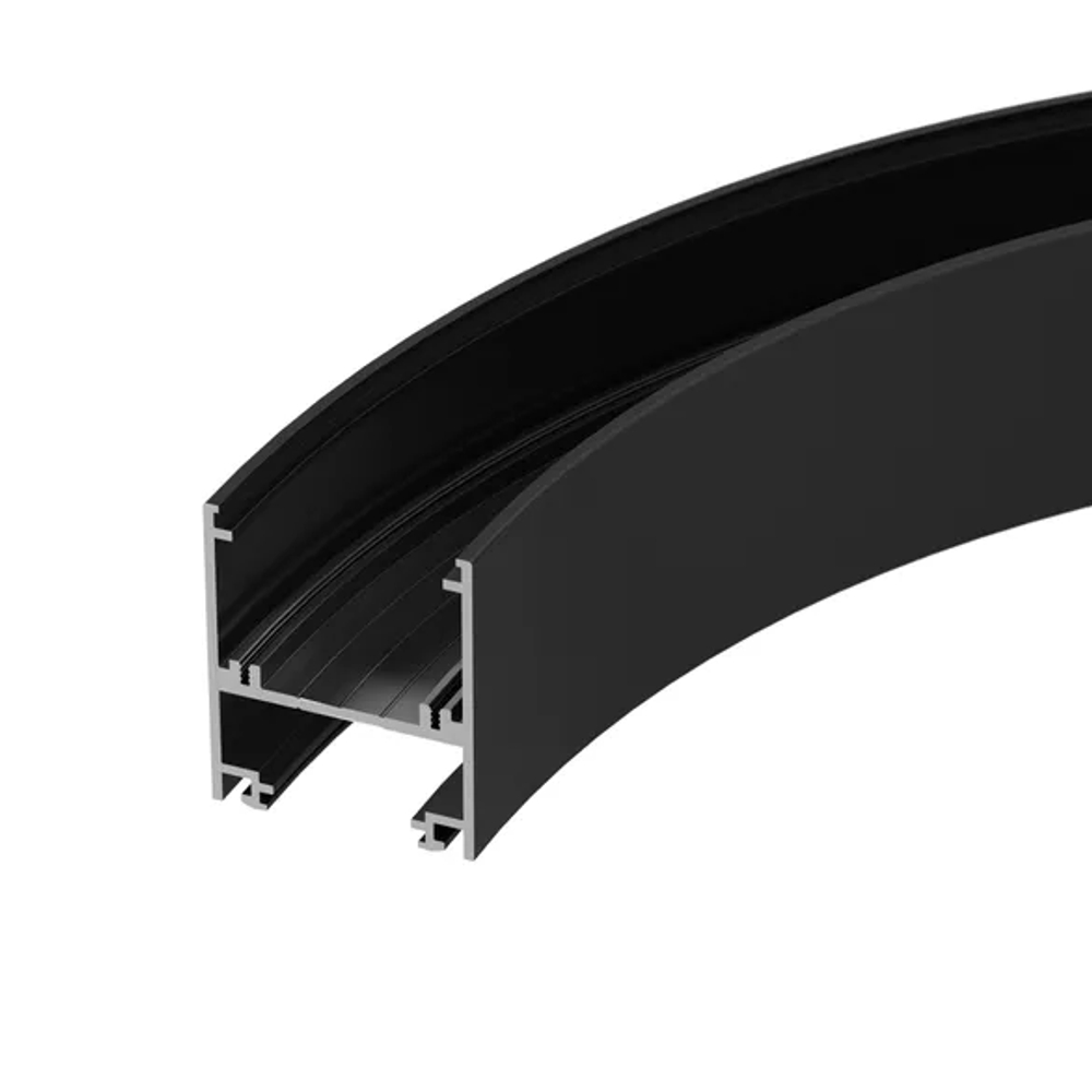 Профиль SL-ARC-5060-D1000-A90 BLACK (дуга 1 из 4) (Arlight, Алюминий) 029268