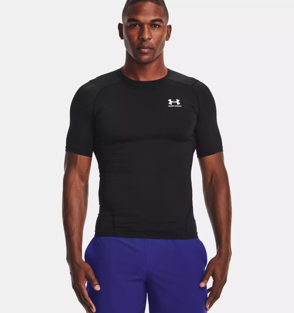 Футболка мужская Under Armour UA HG Armour Comp SS-BK