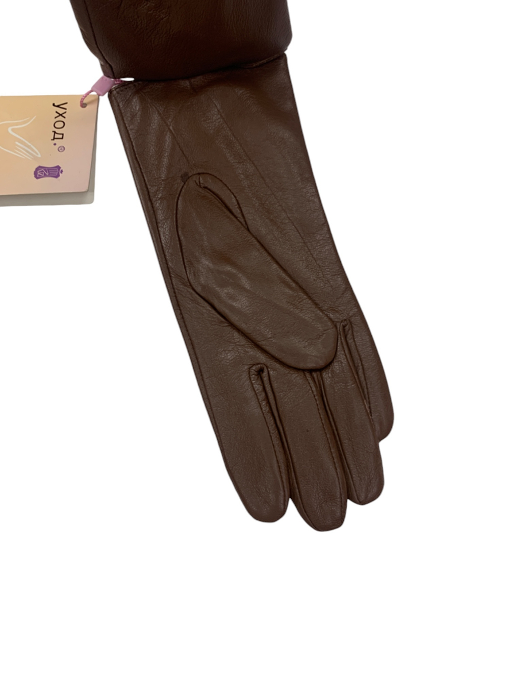 Перчатки. Женские. Материал верха: Кожаные. Подклад: плюш-флис.В упаковке 5 шт.