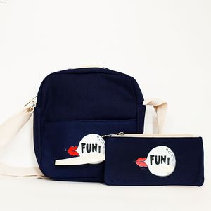 Рюкзак, сумка и кошелек Fun Navy