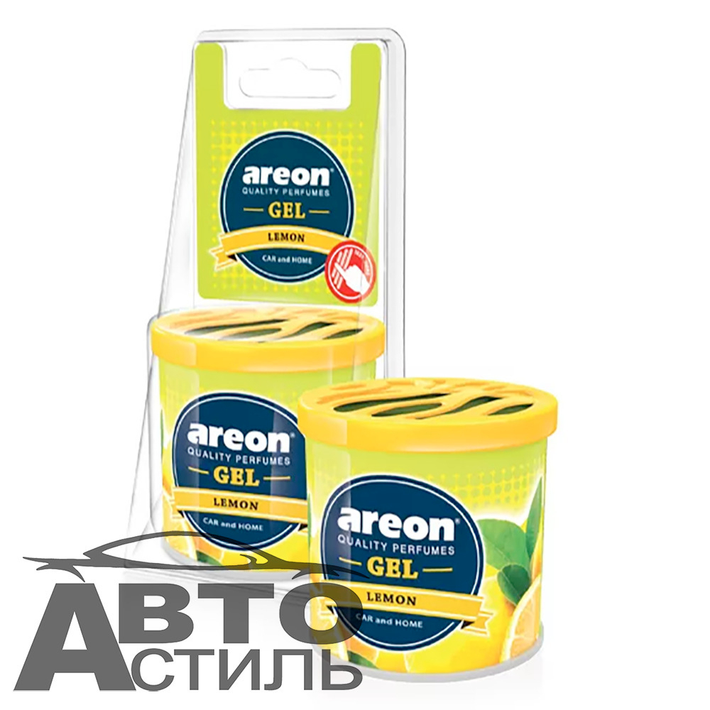 Ароматизатор в банке под сиденье Areon GEL САN 80гр - Лимон\Lemon