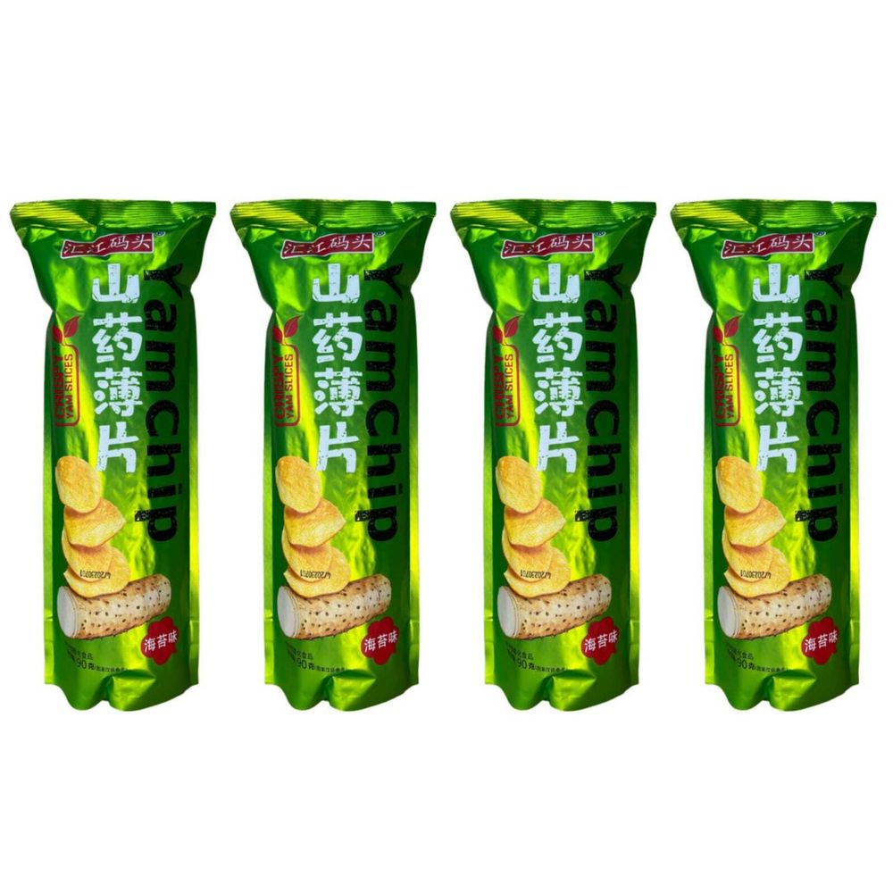 Чипсы из батата YamChip вкусом морские водоросли 90 г 4 шт