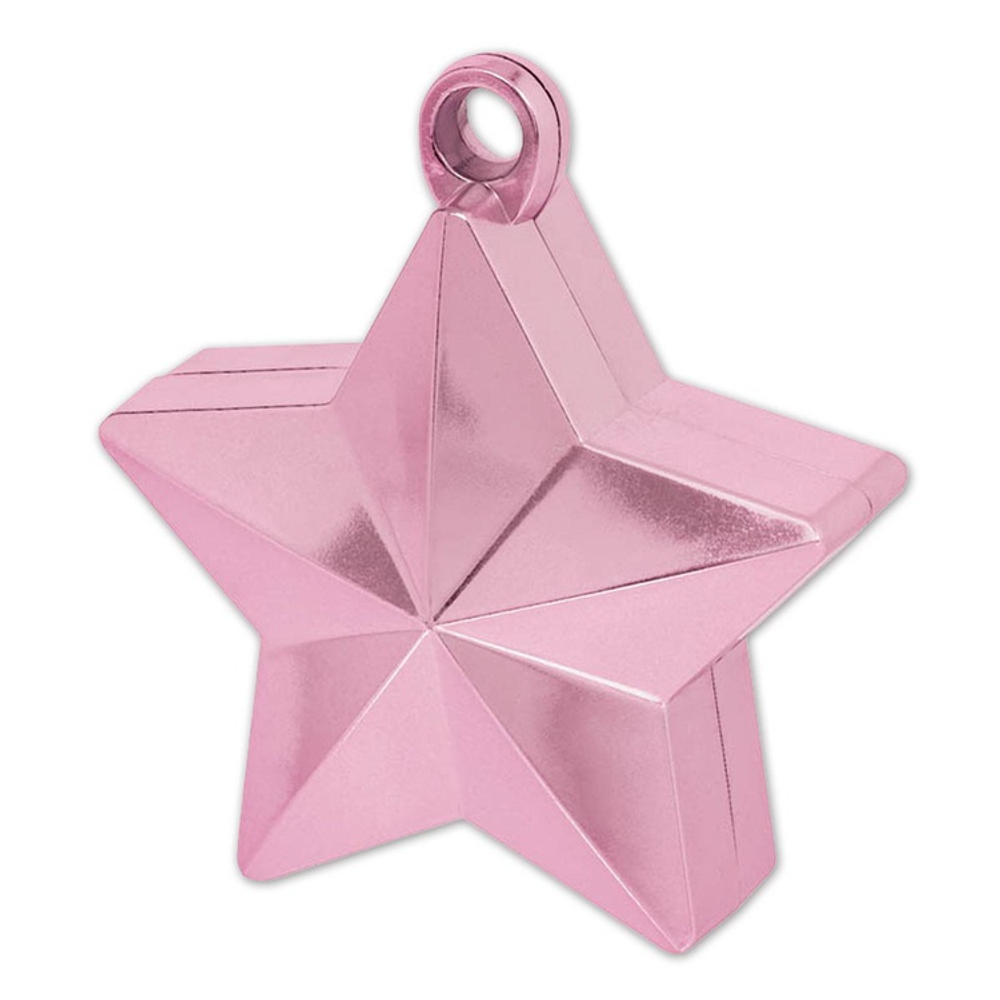 Грузик для шара Звезда 170гр (Розовый)