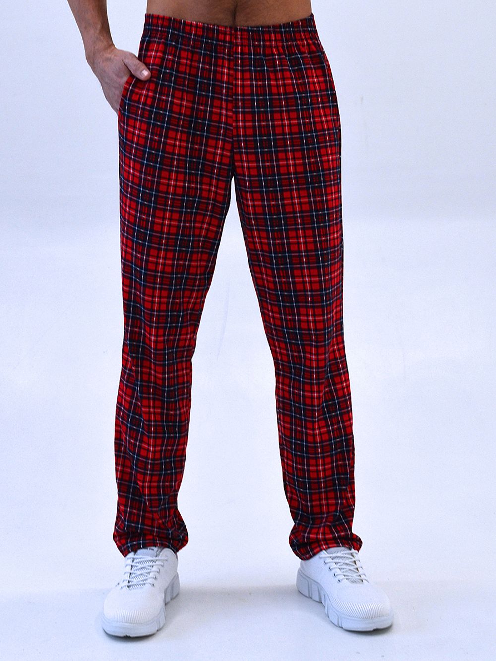 c-576 Домашний комплект мужской / брюки и футболка