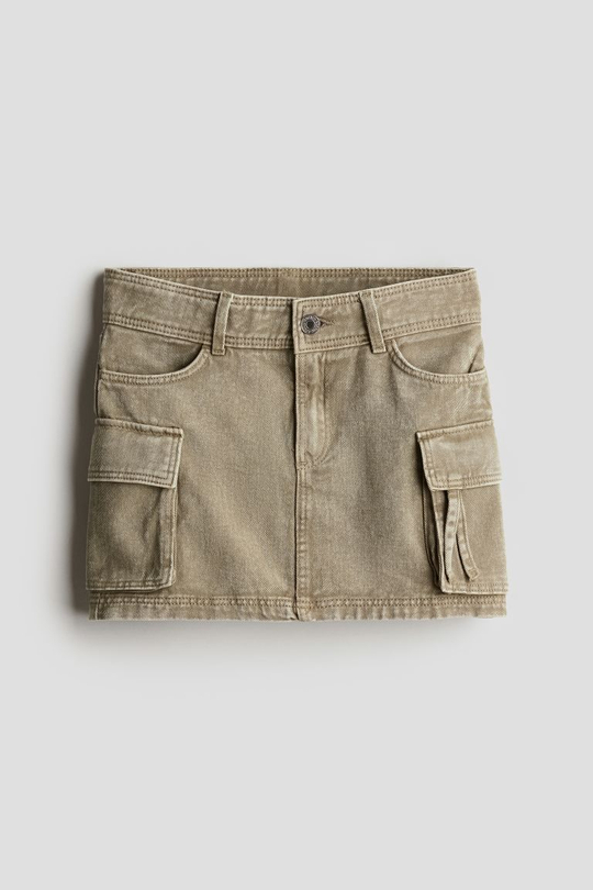 H&M Юбка-карго, хаки