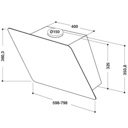 Вытяжка Whirlpool AKR 038 G BL