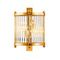 Настенный светильник Crystal Lux Tadeo AP2 Gold/Transparente
