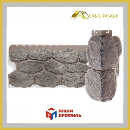Фасадная панель Альта-Профиль Камень Бутовый Скандинавский 1030*440мм 0,45м2