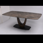 Стол обеденный Римини , коричневая керамика