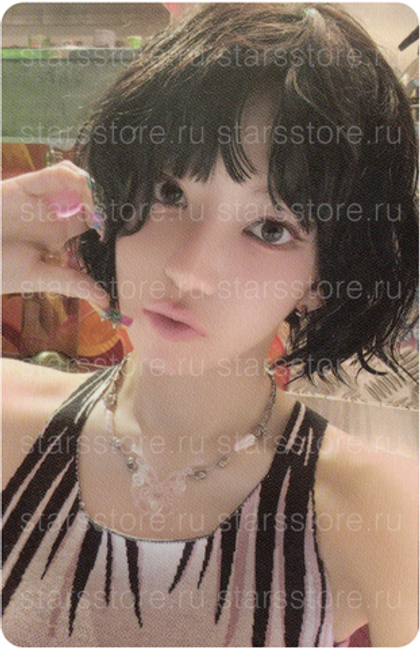 Фотокарта Sakura LE SSERAFIM - SPAGHETTI (weverse shop)