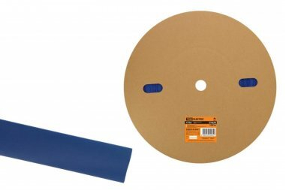 Трубка ТУТнг 16/8 синяя (100 м/ролл) TDM SQ0518-0041