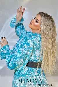 Платье 1539-бирюзовый Minova