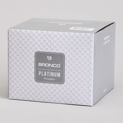 ЧАЙНЫЙ НАБОР BRONCO "PLATINUM" НА 2 ПЕР. 4 ПР. 330 МЛ (КОР=12НАБ.)