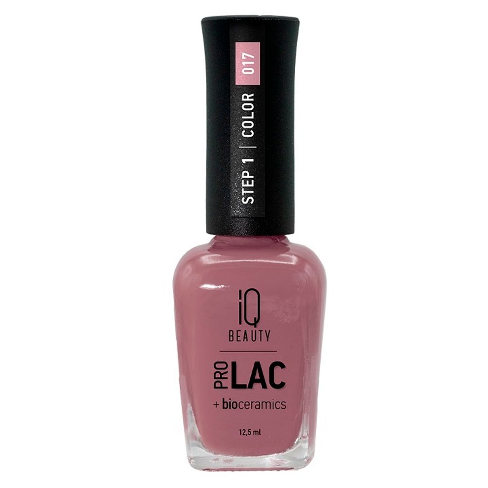 IQ Beauty Лак для ногтей укрепляющий с биокерамикой 017 , 12,5 мл
