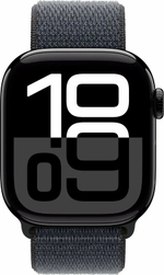 Умные часы Apple Watch Series 10, 46mm, Jet Black Aluminum Case, Sport Loop Оne size