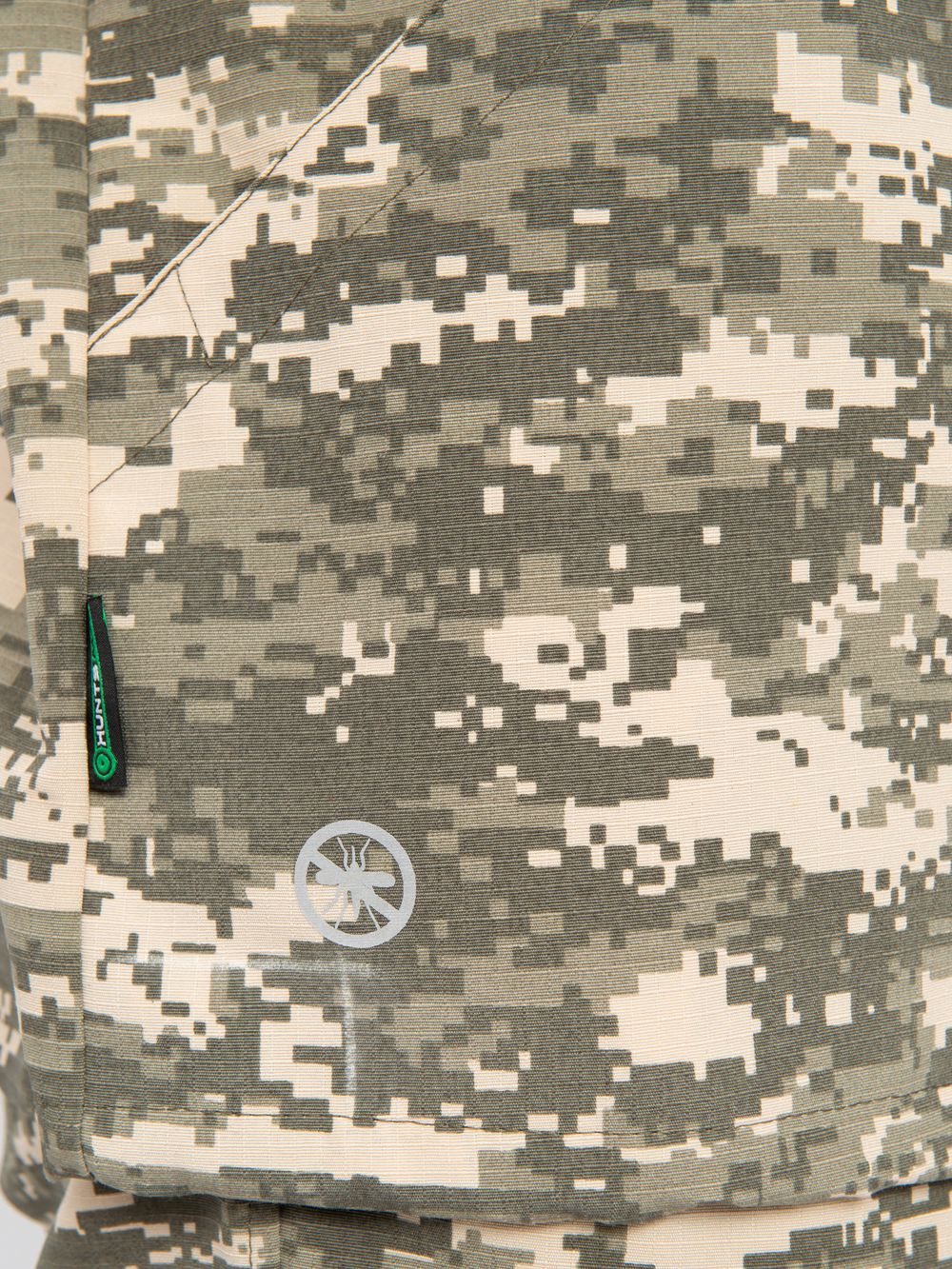 Костюм летний Антигнус-Эконом ткань Смесовая Рип-Стоп цвет 128/2 (светлый пиксель)