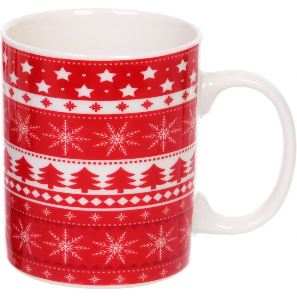 Кружка керамическая 350мл «Символы праздника», микс рисунков