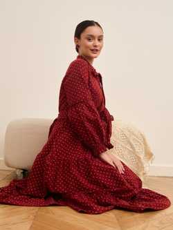 Платье на завязках