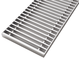 Решетка с рамкой Vitron (шаг 13 мм, ширина 200 мм, длина 750 мм, профиль анодированный алюминий, цвет Серебро)