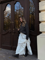 Юбка с кружевом