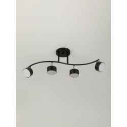 Светильник настенно-потолочный спот Rivoli   7074-704 4хGX53 15 Вт поворотный