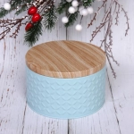 Банка жестяная «Kitchen romance» 800мл 13,5*7,5cм, голубая