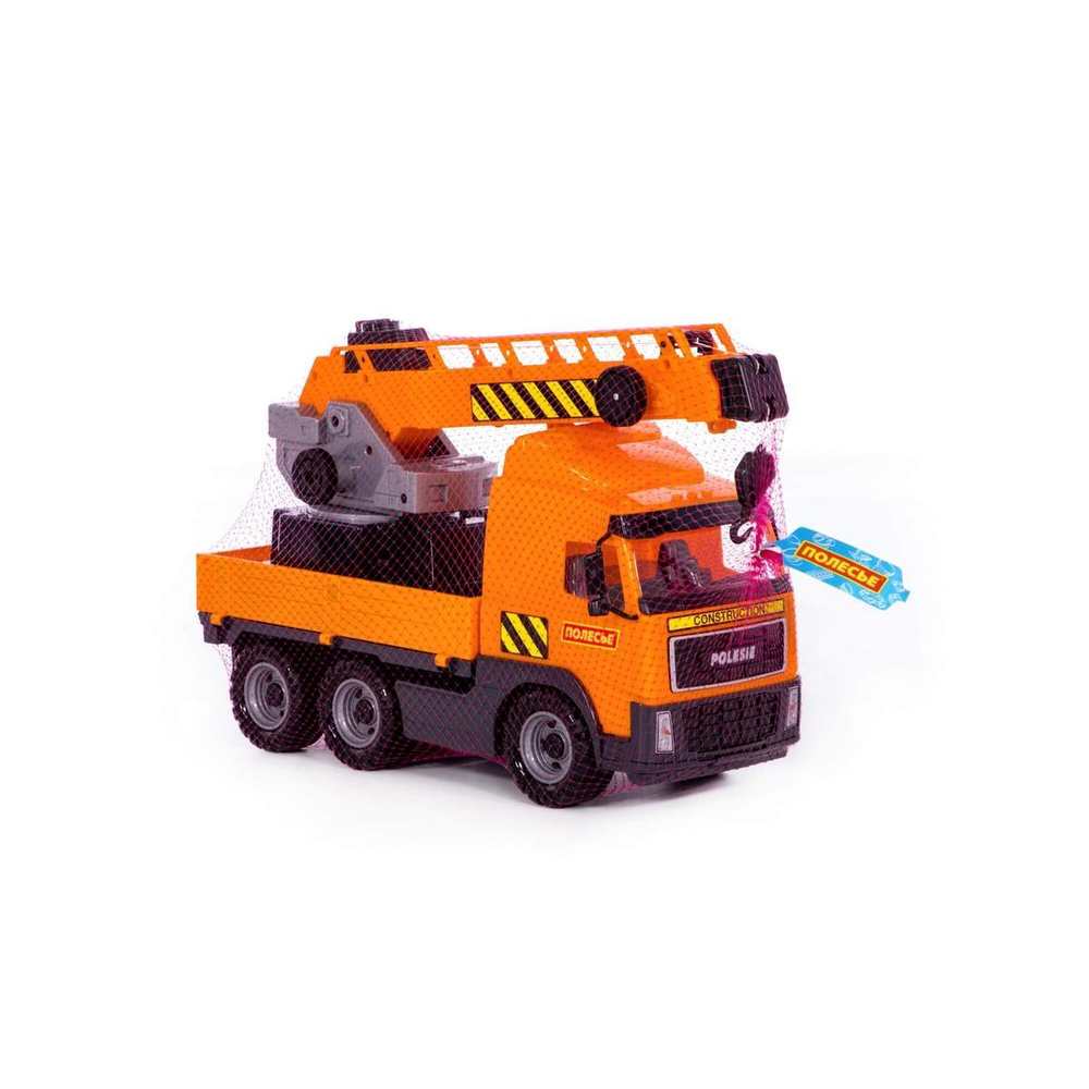 Машина Кран с поворот. платформой "Volvo" сетка (Полесье)