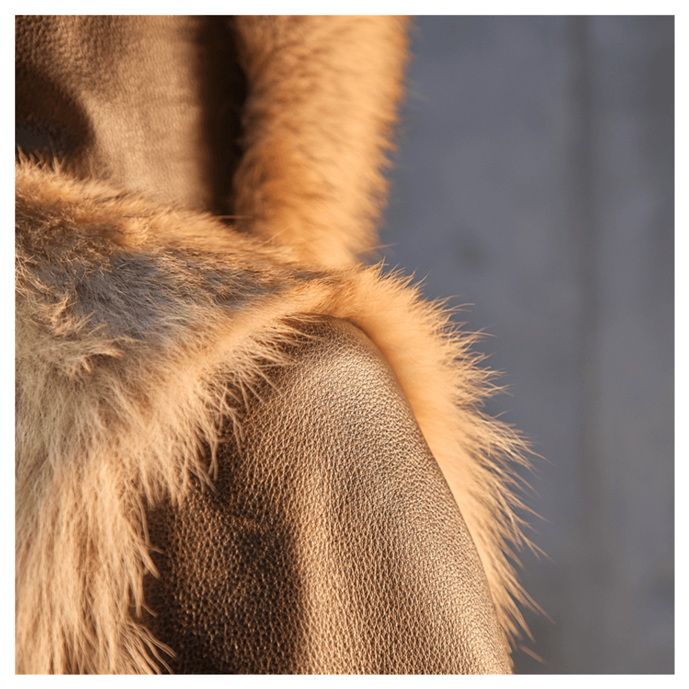 Куртка с мехом волка «Волчья бригада»