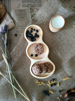 Менажница деревянная для подачи блюд и закусок "АЗИЯ"