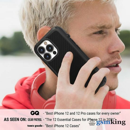 Catalyst Vibe Impact Case for iPhone 13 Pro Max Carbon Stealth Black (Чёрный)