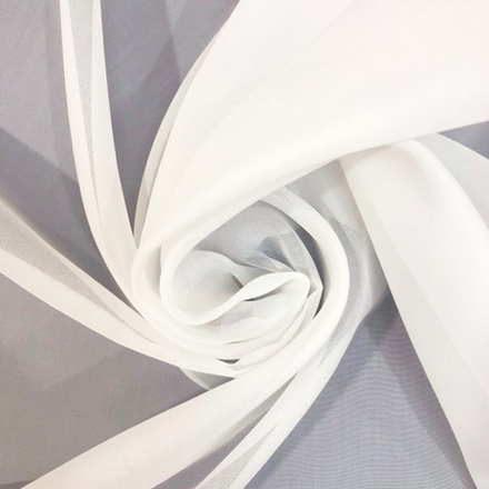 Креп тюль "Однотонка". Белый. Оптом. Ш-280 см. Турция. A800-01